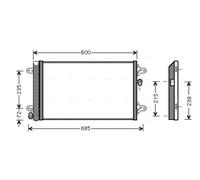 PRASCO VNA5183D Condensador, aire acondicionado