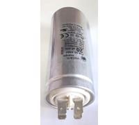 condensador ducati energia metal 20 uf 450 voltios terminal faston doble y tornillo