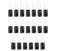 Condensador Electrolítico, 450V 22uf 105 Conductores Largos Condensadores Polarizados Electrolíticos Axiales Para Amplificador de Tubo, 20 Piezas
