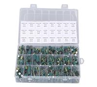 Condensador Electrolítico Aluminio 63V 50V 63V 1000µF 470µF 220µF 100µF 47µF 22µF 10µF Kit Surte Condensadores Verde Línea para Fuente de Alimentación Placa DIY Electrónica