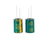 Condensador electrolítico de 450 V, 82 uf, 18 x 25 mm, 2/5 unidades(5PCS)