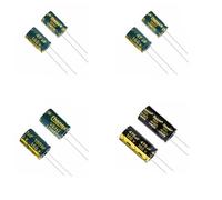 Condensador electrolítico de aluminio de alta frecuencia DIP de 160 V: 10 µF, 22 µF, 33 µF, 47 µF, 68 µF, 82 µF, 100 µF y 120 µF.(160V 330uF 5PCS)