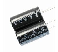 Condensador electrolítico radial de aluminio de baja ESR 2200uF 50V 105 Celsius Life 3000H 18x30mm alta corriente ondulada, baja impedancia, 2 unidades