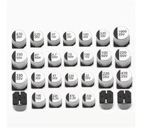 Condensador electrolítico SMD de aluminio de 6,3 V, 10 V, 16 V, 25 V, 35 V y 50 V, con capacidades de 1 µF, 2,2 µF, 4,7 µF, 10 µF, 47 µF, 100 µF, 220 µF, 330 µF, 470 µF y 680 µF.(16V10UF)