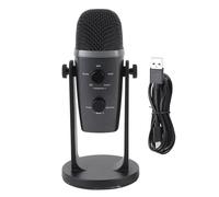 Condensador USB Micrófono de Aleación de Aluminio Conexión Cableada Clear Sound for Broadcasters Gamers Streaming Live Streaming