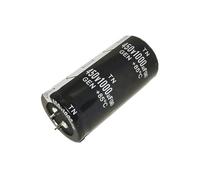 Condensadores de alto voltaje de 450 V con capacidad de 1000 uF y ajuste a presión en terminales para equipos industriales, condensadores electrolíticos de filtrado de energía