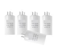 Condensadores de funcionamiento de Motor 450VAC CBB60, condensador de arranque de doble inserción de 4 pines, 4UF-60UF for bomba de agua de compresor de aire, 6UF, 10UF, 50UF, 1 Uds.(60uf)
