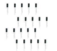 Condensadores electrolíticos 2,2uF 100 V 105 °C Kit de 20 unidades Mini 5 x | Para audio, Hi-Fi, Arduino