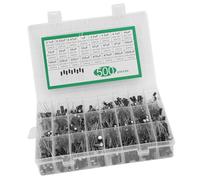 Condensadores Electrolíticos A Granel Componentes Electrónicos Mejora De Habilidades Prácticas Para Varios Componentes De Aplicación 500 Uds.