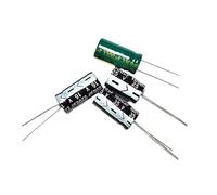 Condensadores electrolíticos de aluminio 10V3300UF 6.3V16V25V35V50V100V250V/400V 6,8/15/22/33/47/68/1000/1500UF(10V2200UF-10X16 50PC)
