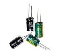 Condensadores electrolíticos de aluminio 50V1000UF 10V16V25V35V100V250V/400V 22/33/47/68/1500/2200/3300/4700/6800UF(160V100UF-13X20 20PC)