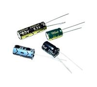 Condensadores electrolíticos de aluminio 6.3V1000UF 10V16V25V35V50V100V250V/400V 2,2/3,3/4,7/150/680/1000UF(250V4.7UF-8X12 50PC)