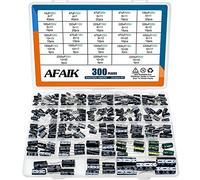 Condensadores Electroliticos Kit 23 valor 300 piezas kit de capacitor de Aluminio de 10uF a 2200uF 10V 16V 25V 35V 50V Electronica Capacitor
