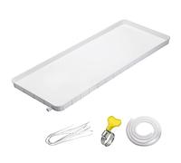 Condensate Drain Pan Plastic Drip Tray, Air Conditioner Drip Pan with Drain Tubing, Air Conditioner Indoor/Outdoor Unit Water Collecting and Drainage Pan (Size : 91.5x45cm/36x18in)