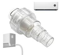 Condensate Drain Pipe Check Valve - Transparent PVC Flow Control Connector