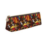 Condiments Spices - Estuche para lápices con impresión de especias para estudiantes, de mayor capacidad, para escuela, viajes, oficina, White, Talla única