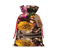 Condiments Spices Print Festive And Chic Items Bags Reutilizables Para Todas Tus Necesidades De Regalo Para Cada Ocasión