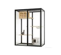 Condominio Cerrado para Gatos Villa for Gatos con Vista Completa, casa Interior de Lujo for, Jaula Grande for, transforma el Espacio Vital tu Mascota