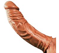 CondóN De Crecimiento De Realidad De Puerto úNico Para Hombres CondóN Expansible Realista De La LíNea Muscular Del Tono De Piel Juguete Sexual Anticonceptivo Reutilizable