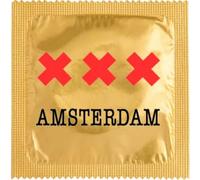 Condón humorístico Holanda - Patrón de látex fino y resistente - Estampado en Francia - Capota Rigolo para hombre (Triple Cross Amsterdam)