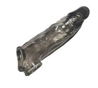 CondóN Masculino Transparente De Alta LíNea Muscular Realista CondóN De Pene Multifuncional De Doble Boca Par De AnticoncepcióN Segura Coqueteando Juguetes Sexuales Reutilizable (B)