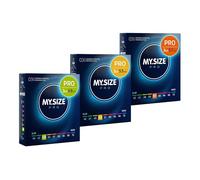 Condones MY.SIZE PRO, talla 2,3,4-49,53,57 mm, 3x3 piezas - ajuste perfecto y talla adecuada para todos