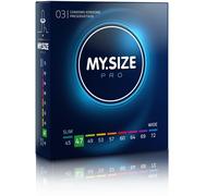 My size - pro preservativos 47 mm 3 unidades