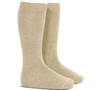 Condor 2019/2 - Calcetín Alto Liso Algodón bebé-niños color: TURRON talla: 6 meses