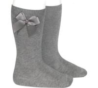 Condor - 2482/2 CALCETIN LAZO 75% Algodón, 22% Poliamida, 3% Elastano Niñas color: GRIS talla: 0