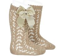 Condor 2519/2 - CALCETIN LAZO CALADO Niñas color: CAMEL talla: 3 meses
