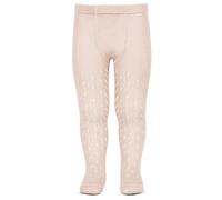 Condor 4127-2565/1-LINO-2 - Leotardo Calado Perle bebé-niños Color: Lino Talla: 2