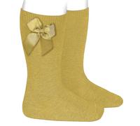 Condor 635-2482/2-MOSTAZA-2 - CALCETIN ALTO CON LAZO Niñas color: MOSTAZA talla: 2