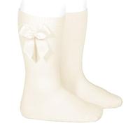 Condor 635-2482/2-NATA-6 - CALCETIN ALTO CON LAZO Niñas color: NATA talla: 6