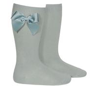 Condor 635-2482/2-VERDE SECO-2 - CALCETIN NIÑOS ALTO CON LAZO Niñas color: VERDE SECO talla: 2