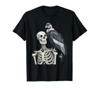 Cóndor Buitre Esqueleto Cóndor Andino Halloween Camiseta