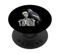 Cóndor Buitre Esqueleto Cóndor Andino Halloween PopSockets PopGrip Adhesivo