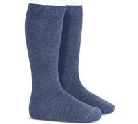 Condor - CALCETIN ALTO LISO bebé-niños color: TEJANO talla: 8