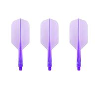 Condor Plumas Flights Morado Slim Corta 21. 5mm 3 uds.