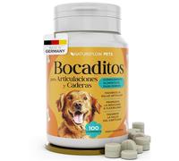 Condroprotector Perros - Suplemento Articulaciones Perros con Colágeno, Glucosamina y MSM - 100 Comprimidos - Antiinflamatorio Natural - Natureflow Pets
