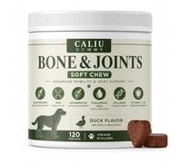 Condroprotectores para Perros y Gatos | 120 Gomitas Masticables | Glucosamina 500 mg + Condroitina 400 mg + MSM + Colágeno + Ácido Hialurónico | Para Articulaciones, Cartílago y Movilidad | Sabor Pato