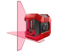 CONDTROL - Láser de línea QB Rojo - Alcance de nivel 10m - 1 línea vertical y 1 horizontal - 2 modos de funcionamiento - Rosca 1/4' - Garantía de 2+1 años