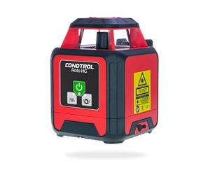 CONDTROL - Nivel láser rotativo ROTO HG Verde - Alcance de nivel con célula 500m - Haz verde, punto de plomada - Bluetooth - Garantía de 2+1 años - Se entrega con accesorios