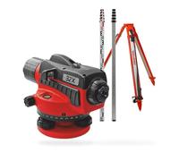 CONDTROL - Paquete de Nivel Óptico KITNIV-32 + Mirilla de 5 m + Trípode de Aluminio con Rosca de 5/8" - Zoom x32 - Nivelación Sencilla - Viene con Accesorios