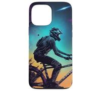 Conducción de MTB en la luz de la luna Carcasa para iPhone 13 Pro Max