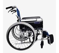 Conducción en Silla de Ruedas Plegable Liviana, Silla de Ruedas Rueda Grande Silla de Ruedas Inflable Libre Aleación de Aluminio Scooter para Personas Mayores con Discapacidad Fg,Portátil