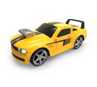 Conducido por Battat - Toy Race Car - Push & Go Toy Car - Luces and Sounds - Nios 3 aos + - Amarillo Sports Car Blitz