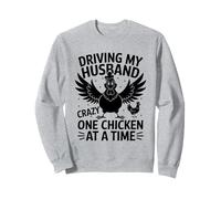 Conducir a mi marido loco un pollo a la vez Agricultura Sudadera