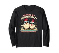 Conducir a mi Marido Loco un Pollo a la Vez, Humor de Pareja Manga Larga