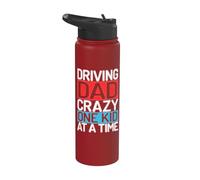 Conducir a papá loco Un niño a la vez Papá Stainless Steel Insulated Water Bottle