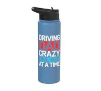 Conducir a papá loco Un niño a la vez Papá Stainless Steel Insulated Water Bottle